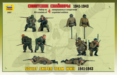 1:35 Soviet sniper team WWII