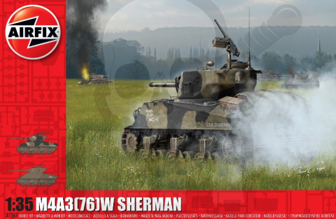 Airfix 1365 M4A3(76)W Battle of the Bulge 1:35