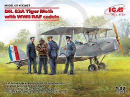 DH. 82A Tiger Moth with WWII RAF cadets 1:32
