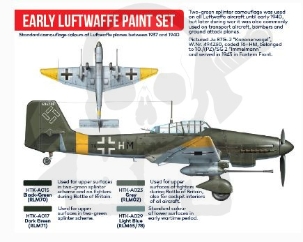 Hataka AS02 Early Luftwaffe Paint Set