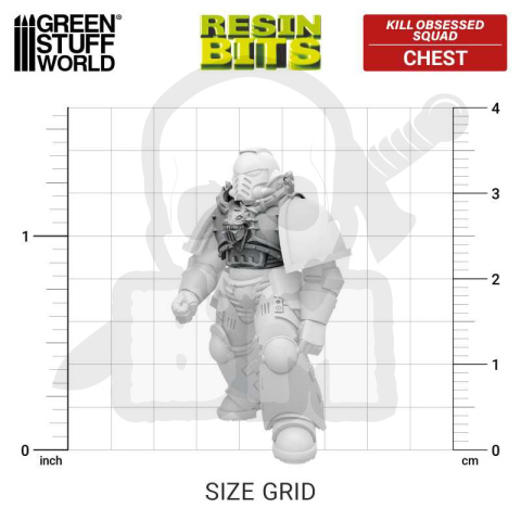 3D Printed DakkaDakka - Kill Obsessed Squad - Khorne Torsos