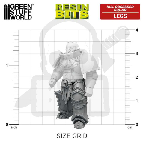 3D Printed DakkaDakka - Kill Obsessed Squad - Khorne Legs