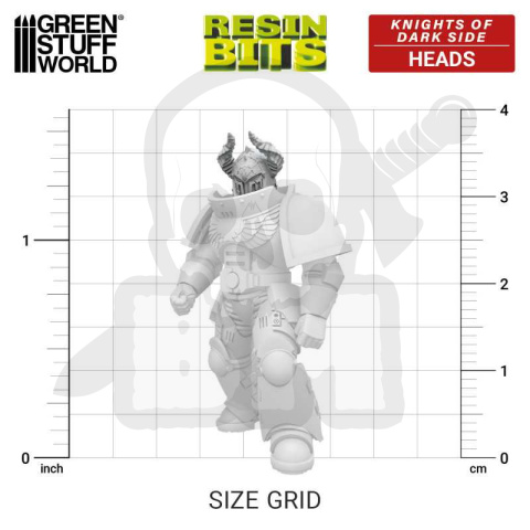 3D Printed DakkaDakka - Knights of the Dark Side - Heads