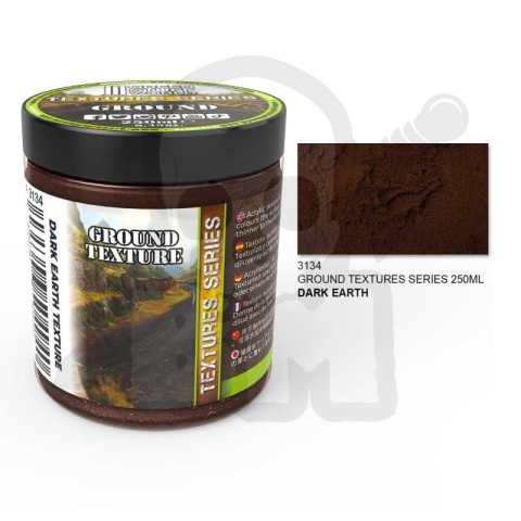 Acrylic Ground Textures - Dark Earth 250ml