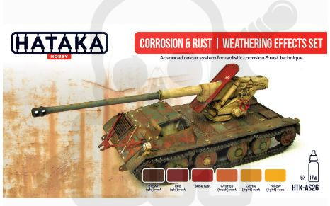 Hataka AS26 Corrosion & rust weathering effects set