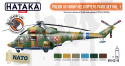 Hataka CS116 Polish AF / Army Helicopters paint set vol. 1