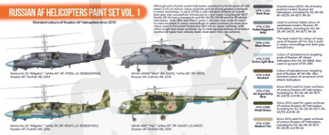 Hataka CS86 Russian AF Helicopters paint set vol.1