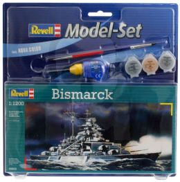 Revell 65802 Model Set Battleship Bismarck 1:1200