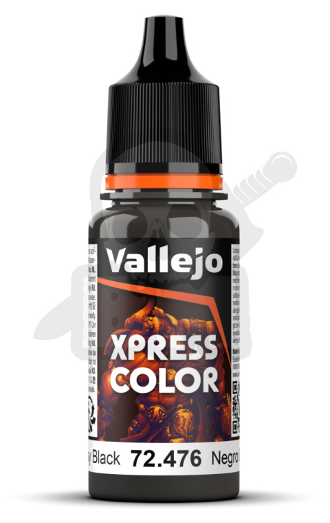Vallejo 72476 Game Color Xpress 18ml Greasy Black