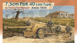 1:35 7.5cm Pak 40 Late w/Fallschirmjager