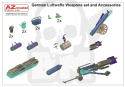 AZ-Model 7860 German Weapons Set And Accesories 1:72
