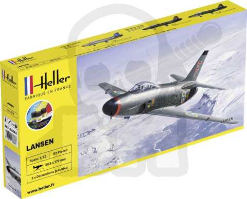 Heller 56343 Starter Set SAAB 32 Lansen 1:72