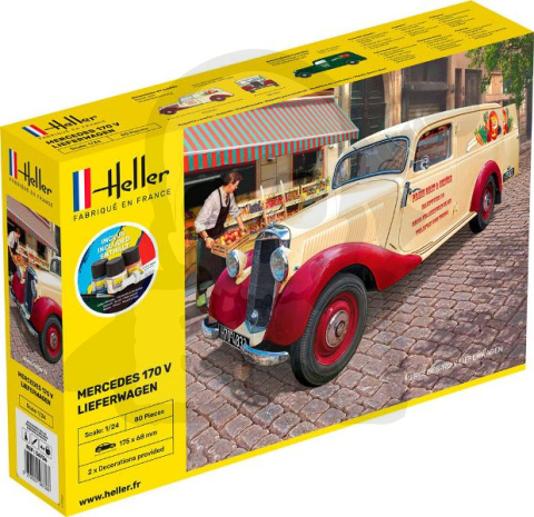 Heller 56736 Starter Set Mercedes Benz 170 Lieferwagen 1:24