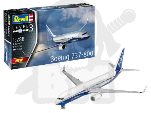 Revell 63809 Zestaw modelarski Boeing 737-800 1:288