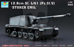 Trumpeter 07210 12.8cm Sf. L/61 (Pz.Sf.V) Sturer Emil 1:72