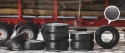 1:24 Trailer Rubber Tyres - 8 opon