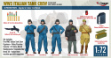 1:72 WW2 Italian Tank Crew - czołgiści i wyposażenie