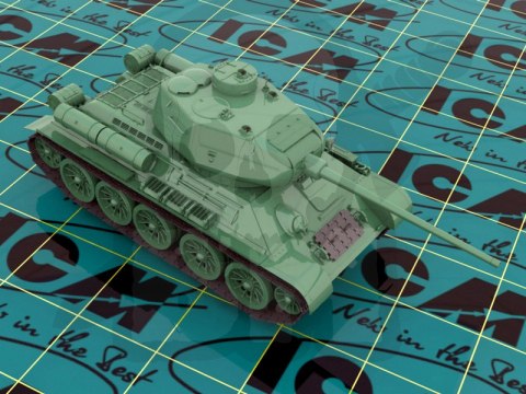 Т-34-85 WWII Soviet Medium Tank 1:35