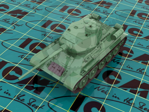 Т-34-85 WWII Soviet Medium Tank 1:35