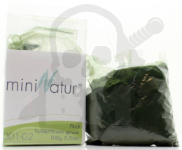 MiniNatur: Trawa elektrostatyczna - Świerkowa zieleń 0,5 mm (100 g)