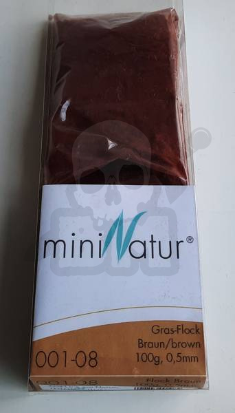 MiniNatur: Trawa elektrostatyczna - Brąz - 0,5 mm (100 g)