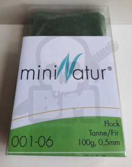 MiniNatur: Trawa elektrostatyczna - Jodłowa ciemna zieleń 0,5 mm (100 g)