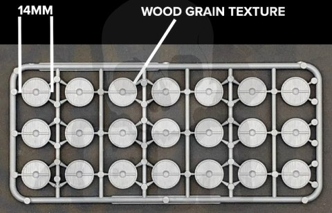 Dark Ages Shields 14mm - 63 szt.