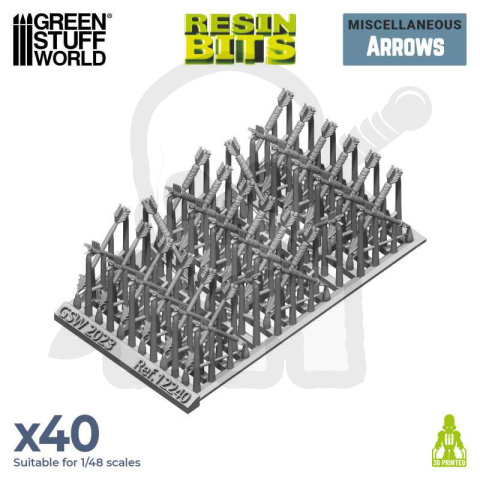 3D Printed Arrows - strzały 40 szt.