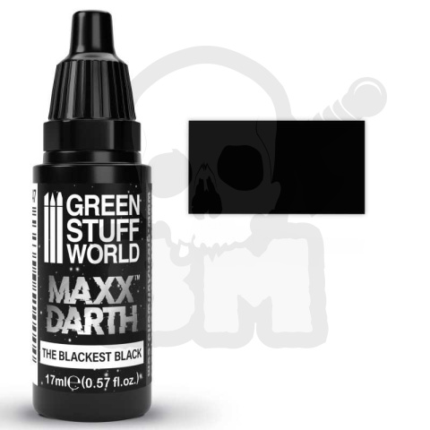 Maxx Darth Black Paint 17ml Najczarniejsza czarna farba