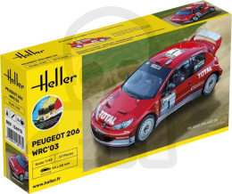 Heller 56113 Starter Set Peugeot 206 WRC 2003 1:43