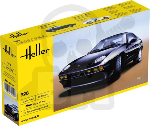 Heller 80149 Model samochodu Porsche 928 - 1:43