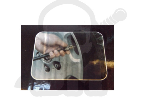 Kompresor pompka do pompowania kół piłek TC-802W aerografu