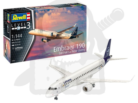 Revell 03883 Embraer 190 Lufthansa New Livery 1:144