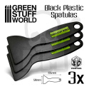 Black Plastic Spatulas - 3D printer - szpatułki do drukarki