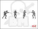 US Infantry Infantry in Gas Masks (1918) 4 figures 1:35