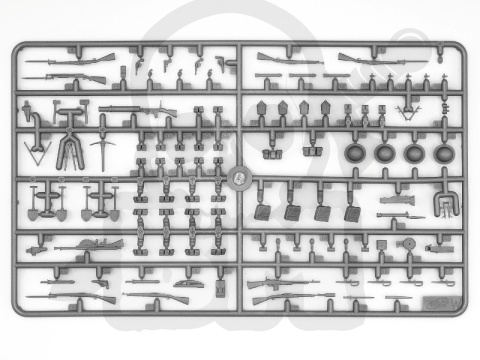 US Infantry Infantry in Gas Masks (1918) 4 figures 1:35