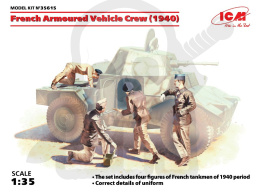 French Armoured Vehicle Crew (1940) 4 figures 1:35