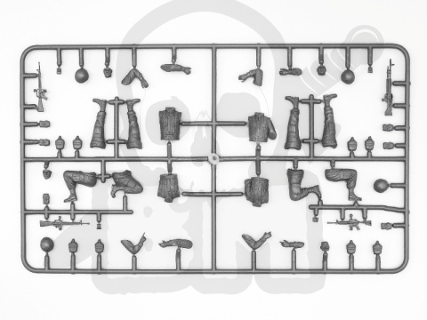 US Elite Forces in Iraq 4 figures 1:35