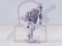 French Infantry in Gas Masks (1918) 4 figures 1:35