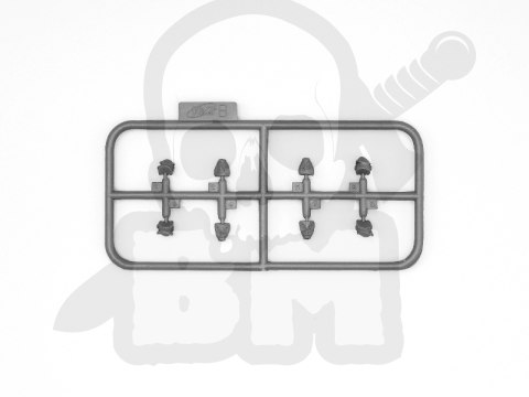 German Infantry in Gas Masks (1918) 4 figures 1:35