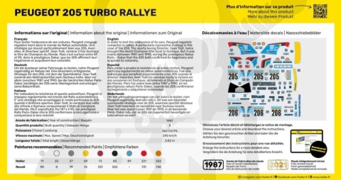 Heller 80189 Peugeot 205 Turbo Rally 1:43