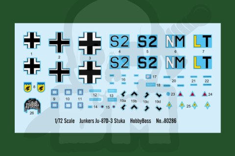 Hobby Boss 80286 Ju-87D-3 Stuka 1:72