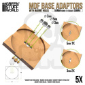 MDF Base adapter - round to square 50mm podstawki pod figurki