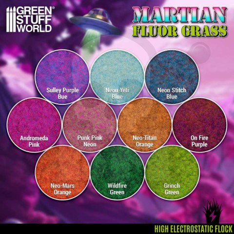 Martian Fluor Grass 4-6mm Andromeda Pink 200 ml