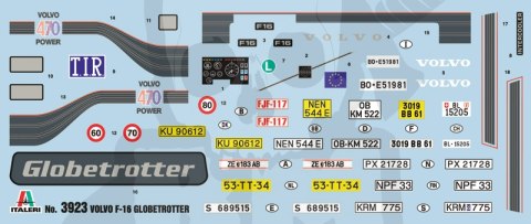 1:24 Model ciężarówki Volvo F-16 Globetrotter