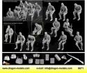 1:35 German Half-Track Riders (10 Figures Set)