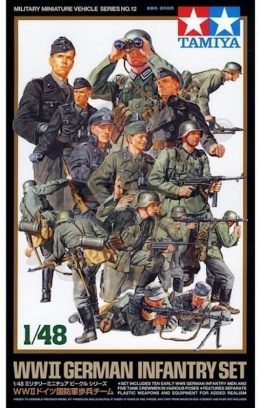 1:48 Tamiya 32512 WWII German Infantry Set