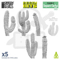 3D printed set Saguaro Cactus XL - Kaktusy 5 szt.