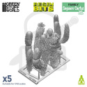 3D printed set Saguaro Cactus XL - Kaktusy 5 szt.