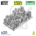 3D printed set Fan Palms - palmy 20 szt.